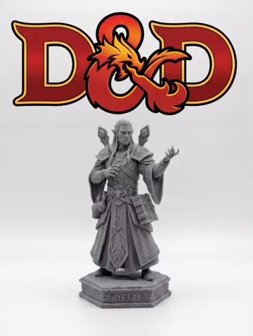 Figura decorativa: Highly Detailed Elf Wizard Miniature — vista de referencia 2