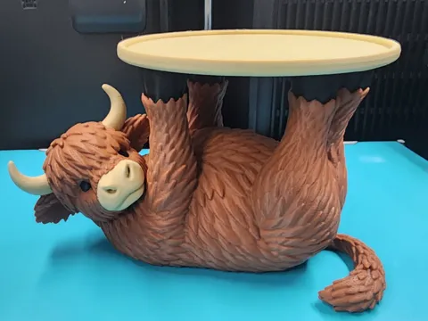 Modelo para impresión 3D: Highland Cow — referencia de MakerWorld