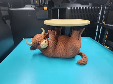 Modelo para impresión 3D: Highland Cow — vista de referencia 3