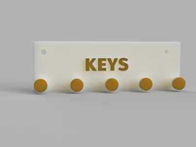 Wall-Mounted Key Holder