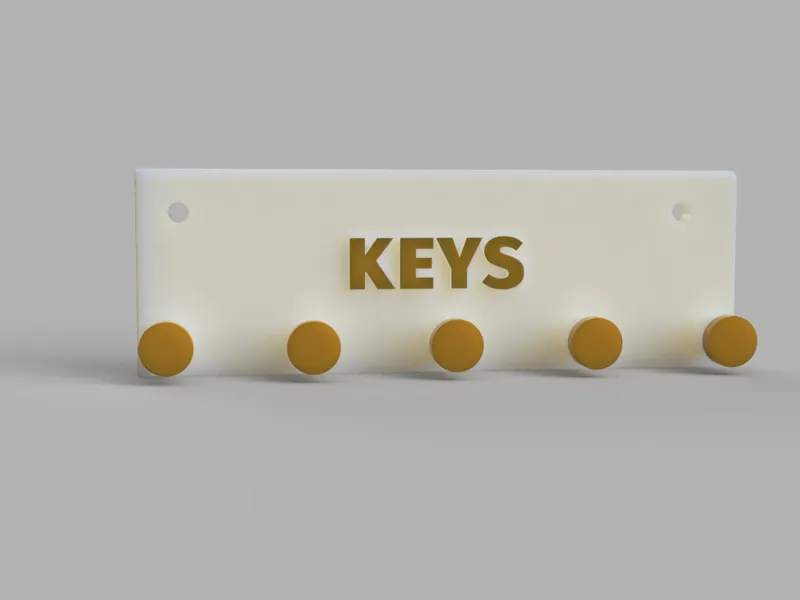 Wall-Mounted Key Holder