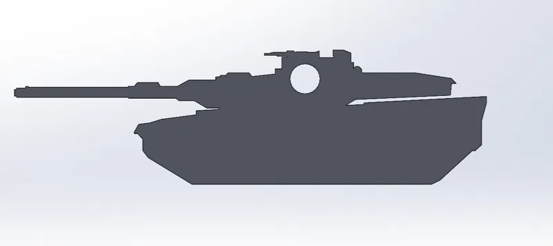 Leopard 2a 6 keychain