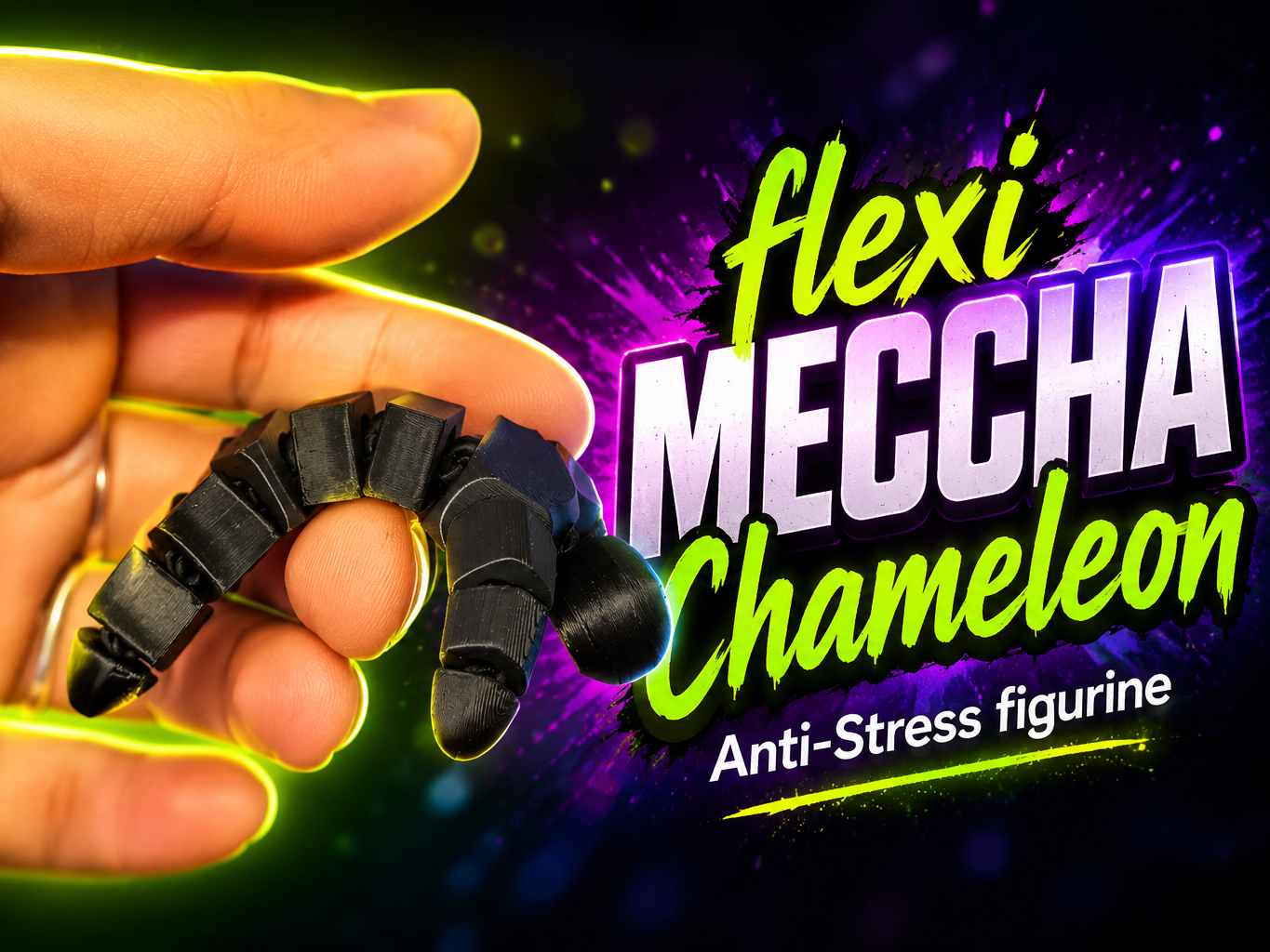 Anti-Stress Support Buddy! MECCHA Chameleon Pose