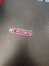 150% Crown Keyring