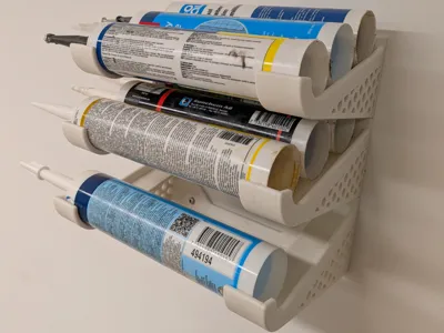 Caulk Cartridge Wall Rack