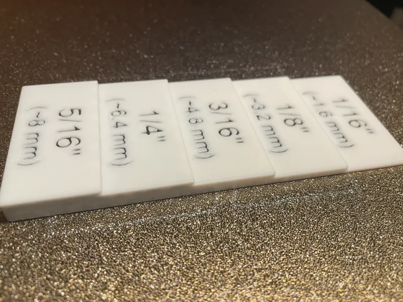 Snow Blower Scraper Setting Shims