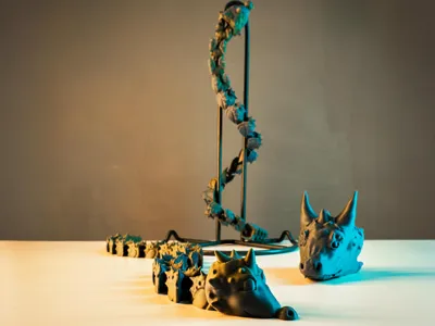 Articulated. Symmetrical. Multi. Heart. Dragon.