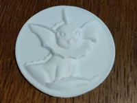 Pièce Vaporeon en relief — collector Pokémon — photo 1