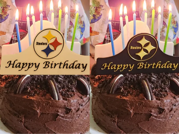 Steelers Birthday Cake Topper