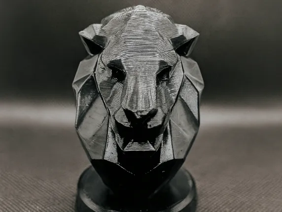 Buste Lion - Low Poly