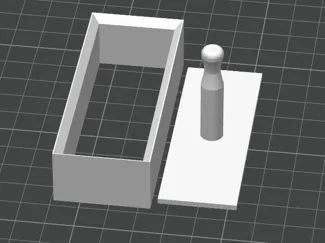 Simple Press form for joints/donut holes doink