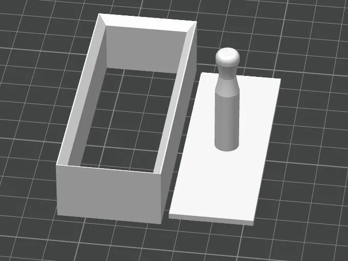 Simple Press form for joints/donut holes doink