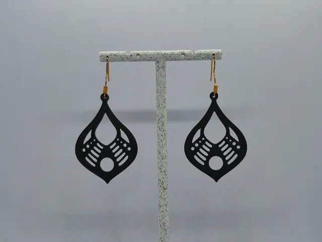 Aretes Gota de Rocío Tribal