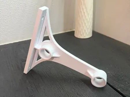 Filament spool brackets for 3/4" PVC