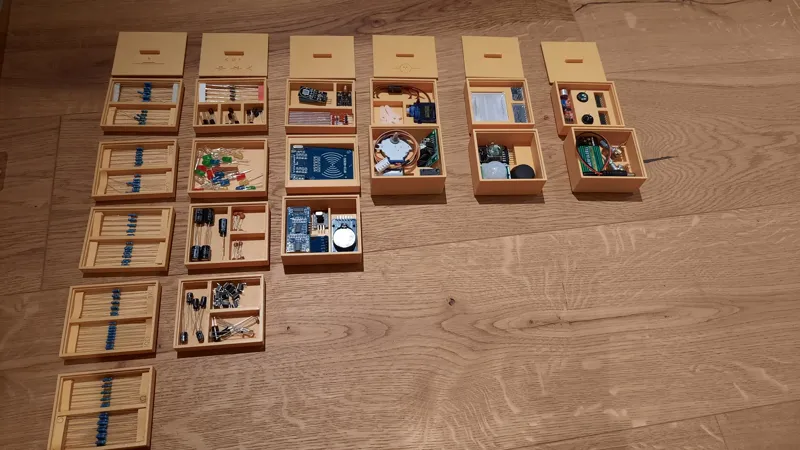 Arduino-Kit sorting system organizer (for Mizuei MA17)