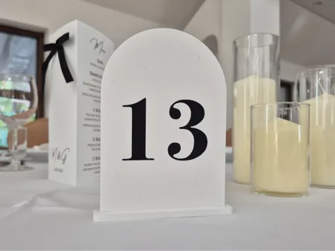 Accesorio de iluminación decorativa: Foldable Table Numbers from 1 to 20 — referencia de MakerWorld