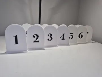 Accesorio de iluminación decorativa: Foldable Table Numbers from 1 to 20 — vista de referencia 5