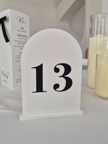 Accesorio de iluminación decorativa: Foldable Table Numbers from 1 to 20 — vista de referencia 2