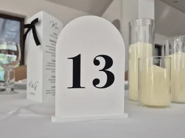 Accesorio de iluminación decorativa: Foldable Table Numbers from 1 to 20 — vista de referencia 3