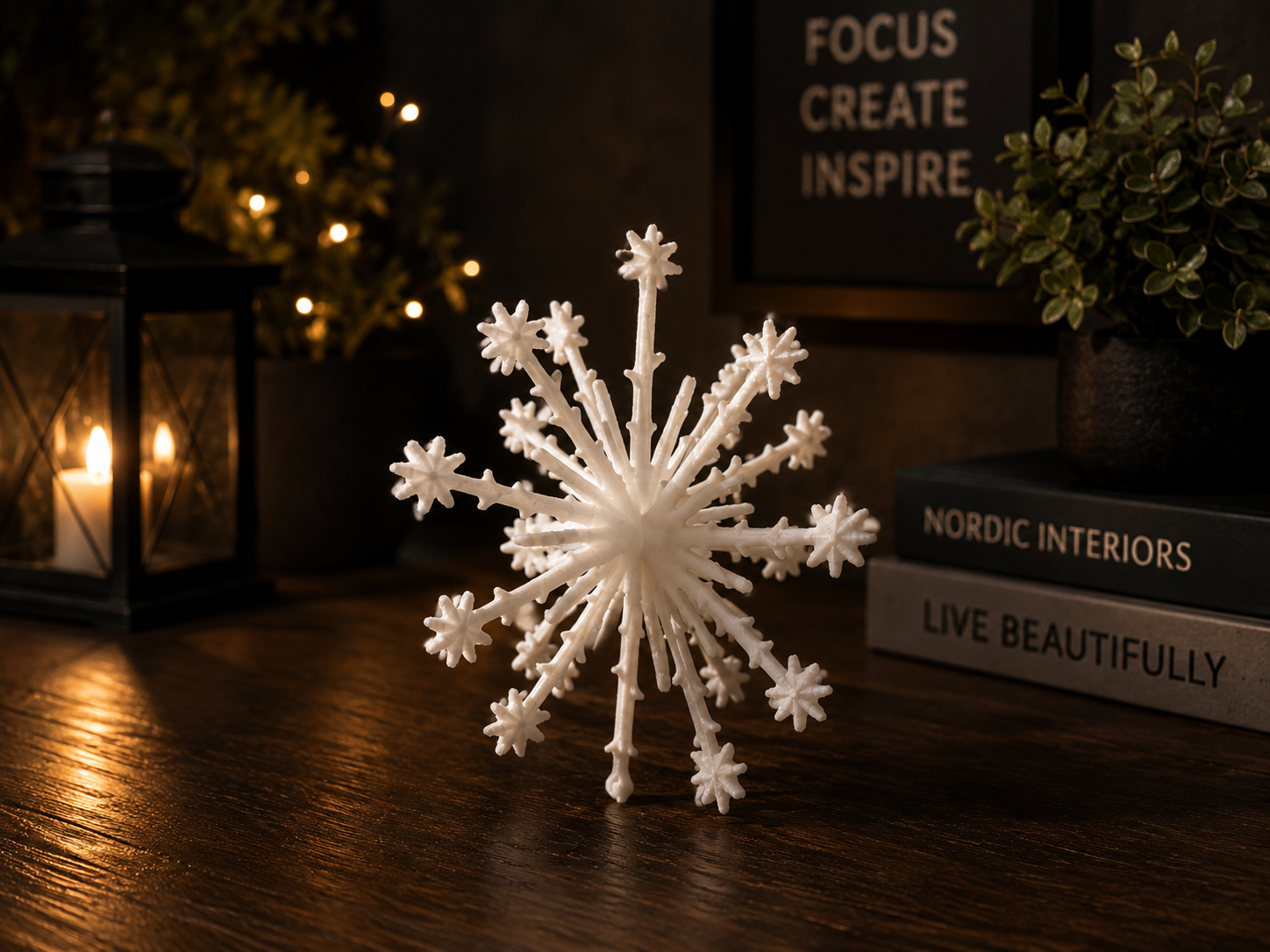 Elegant Snowflake Decoration-Winter Ornament