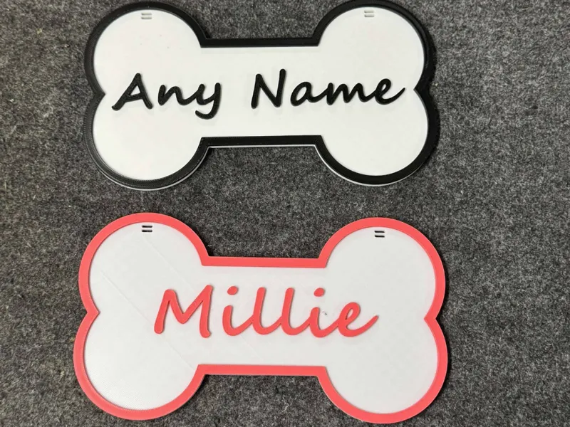 Personalized Dog Bone Name Sign