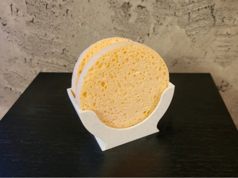 Cosmetic sponge holder 