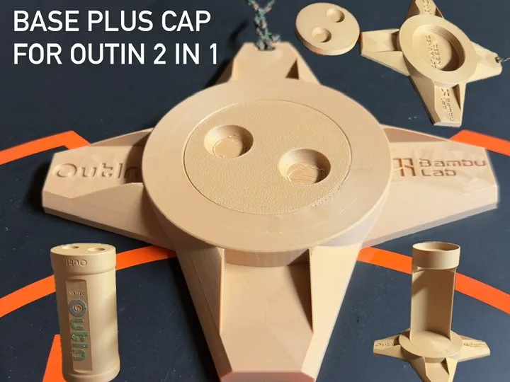 Base + Tappo Per OutIn 2 in 1