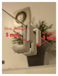 Smaller Glass Clip Version (5mm)