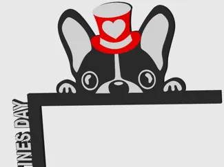 Valentines Day Frenchie (French Bulldog)