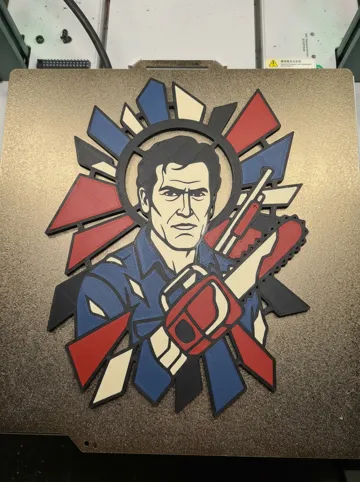 Cuadro decorativo en 3D: Ash Williams Stained Glass Wall Art — vista de referencia 5