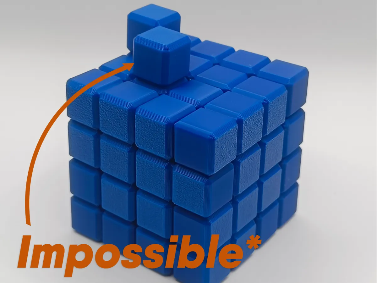 Impossible 3D Cube Puzzle with a Twist - Free 3D Print Model - MakerWorld