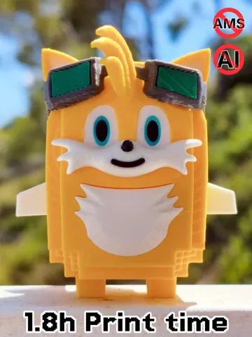 Accesorio para impresora 3D: Tails Sprite (Optional AMS) from Fortnite — vista de referencia 2