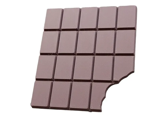 Chocolate Bar Coaster (Eaten and Intact)