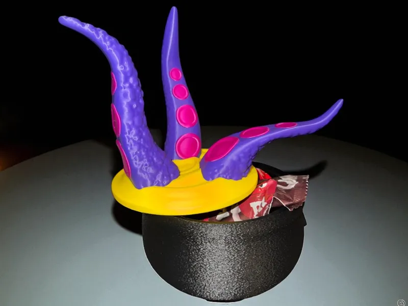 Halloween Cauldron Candy Bowl