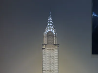 Art Deco Building Lamp