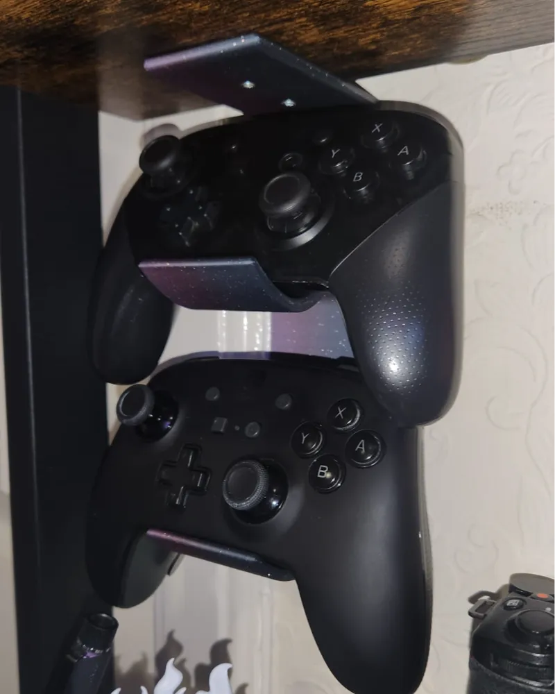 Top-down controller holder