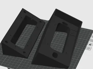 Loxone Intercom 2 diffrent angled connectors