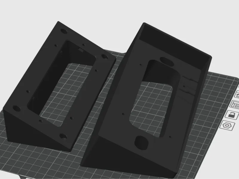 Loxone Intercom 2 diffrent angled connectors