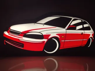 Honda civic ek lightbox