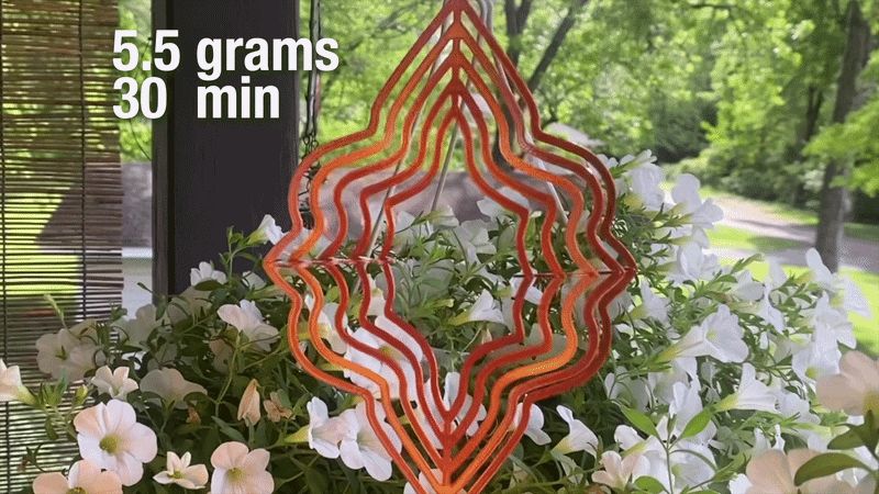 Radial Geometric Garden Spinner