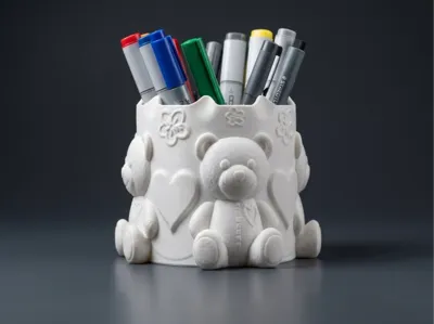Teddy Bear Pen Holder