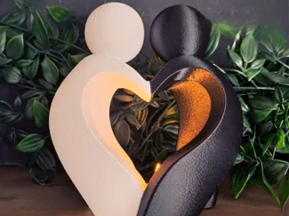 Eternal love sculpture