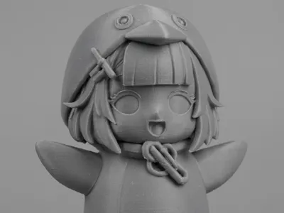 3Dプリント ペンギン管理者 ググガガ - 無料3Dモデル -MakerWorld