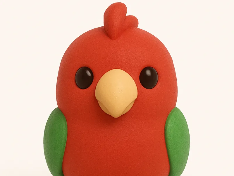 Cute parrot