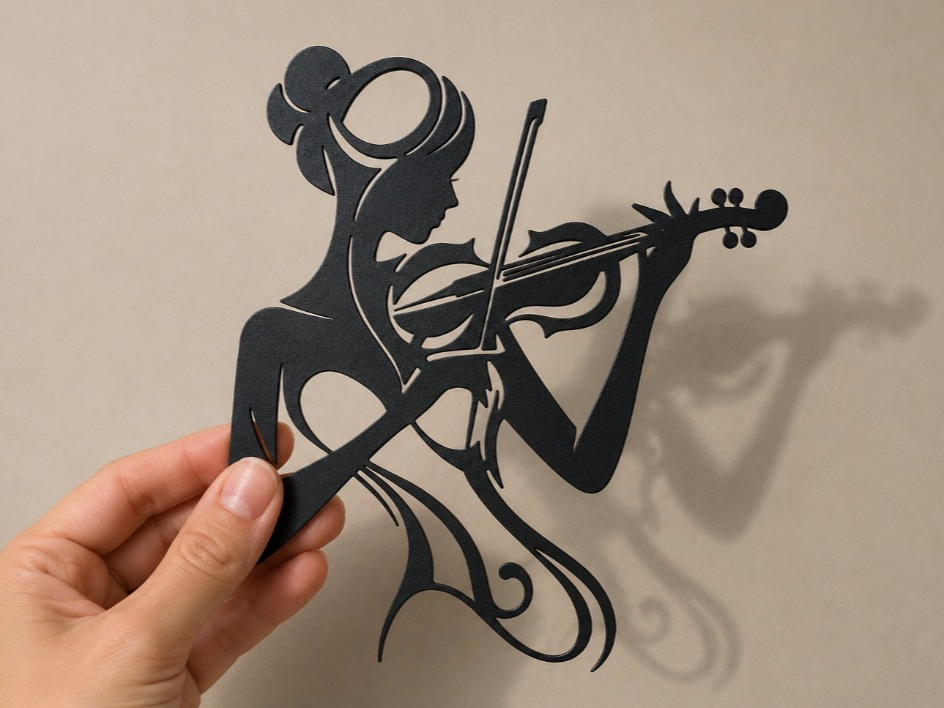 Violin Lady Wall Art