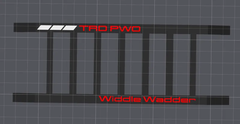 Widdle Wadder TRD Pwo