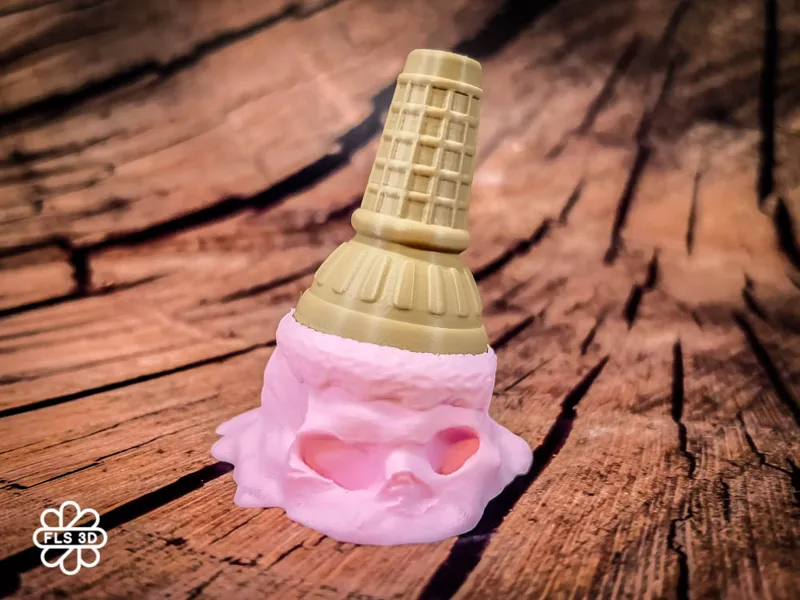 Melted Ice Cream Skull