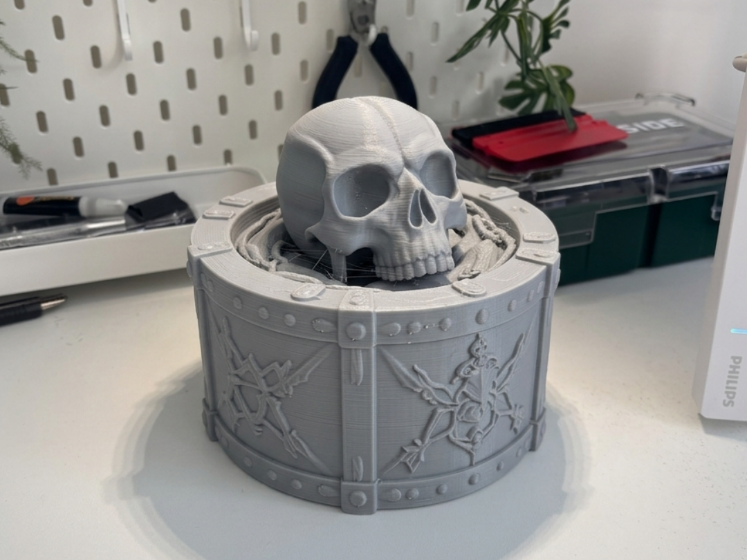 Skull of the Ancient Crypt | Dark Fantasy Decor