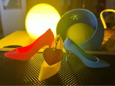 High Heel Keychain – Quick Print
