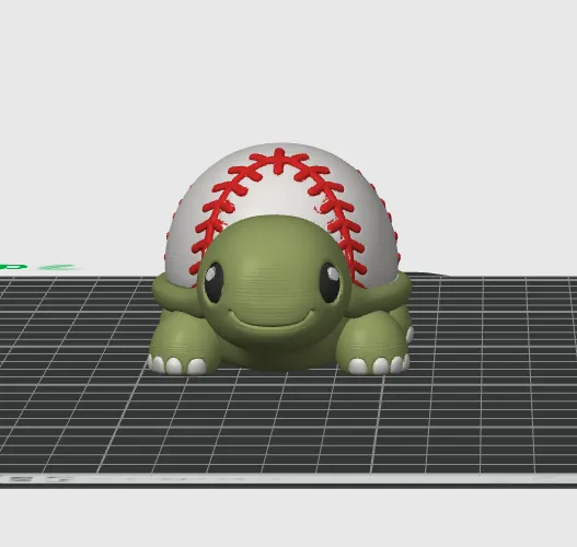 Turtle Shell Guard Baseball Baseball Turtle Toy - Free 3D Print Model - MakerWorld